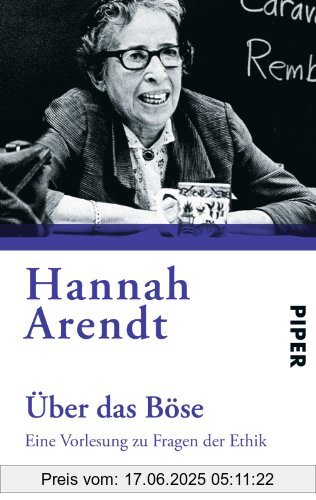 Binding : Taschenbuch, Edition : 8, Label : Piper Taschenbuch, Publisher : Piper Taschenbuch, medium : Taschenbuch, numberOfPages : 208, publicationDate : 2007-10-01, authors : Hannah Arendt, translators : Ursula Ludz, languages : german, ISBN : 3492250637