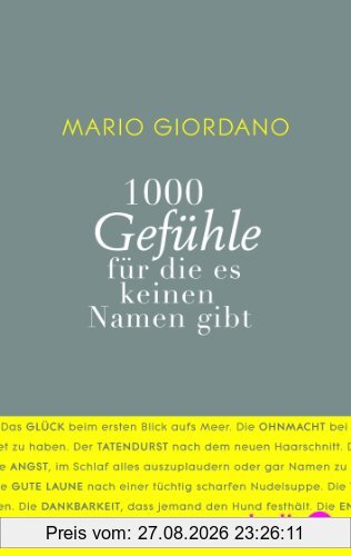 1000 Gefühle: für die es keinen Namen gibt