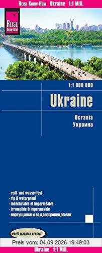 Reise Know-How Landkarte Ukraine (1:1.000.000): world mapping project