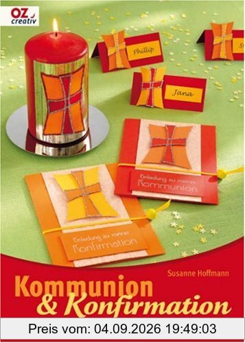 Kommunion & Konfirmation: Karten - Kerzen -Tischdeko