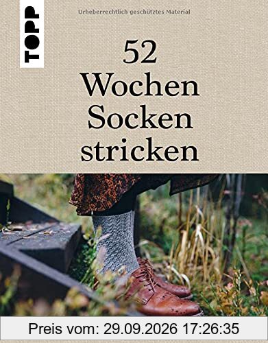 52 Wochen Socken stricken: Die schönsten Stricksocken internationaler Designerinnen