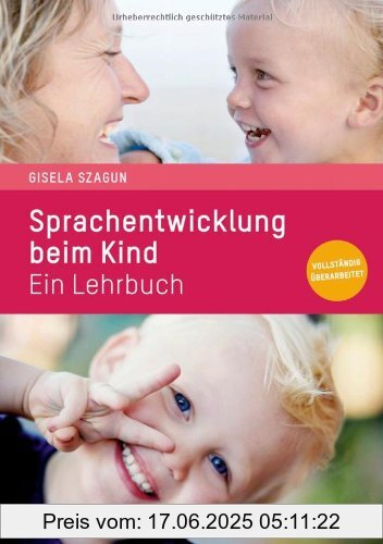 Binding : Gebundene Ausgabe, Edition : 5., vollständig überarbeitete Aufl., Label : Beltz, Publisher : Beltz, medium : Gebundene Ausgabe, numberOfPages : 352, publicationDate : 2013-01-28, authors : Gisela Szagun, languages : german, ISBN : 3407859678