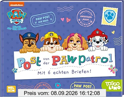 PAW Patrol: Post von der PAW Patrol: Mit 6 echten Briefen! | Karten, Spiele, Sticker und vieles mehr! (ab 3 Jahren)