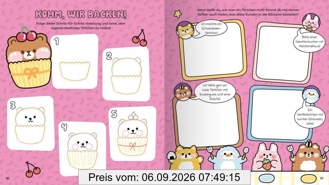 Cupcakes | Kawaii - Mal-und Rätselbuch