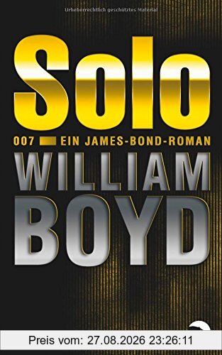 Solo: Ein James-Bond-Roman