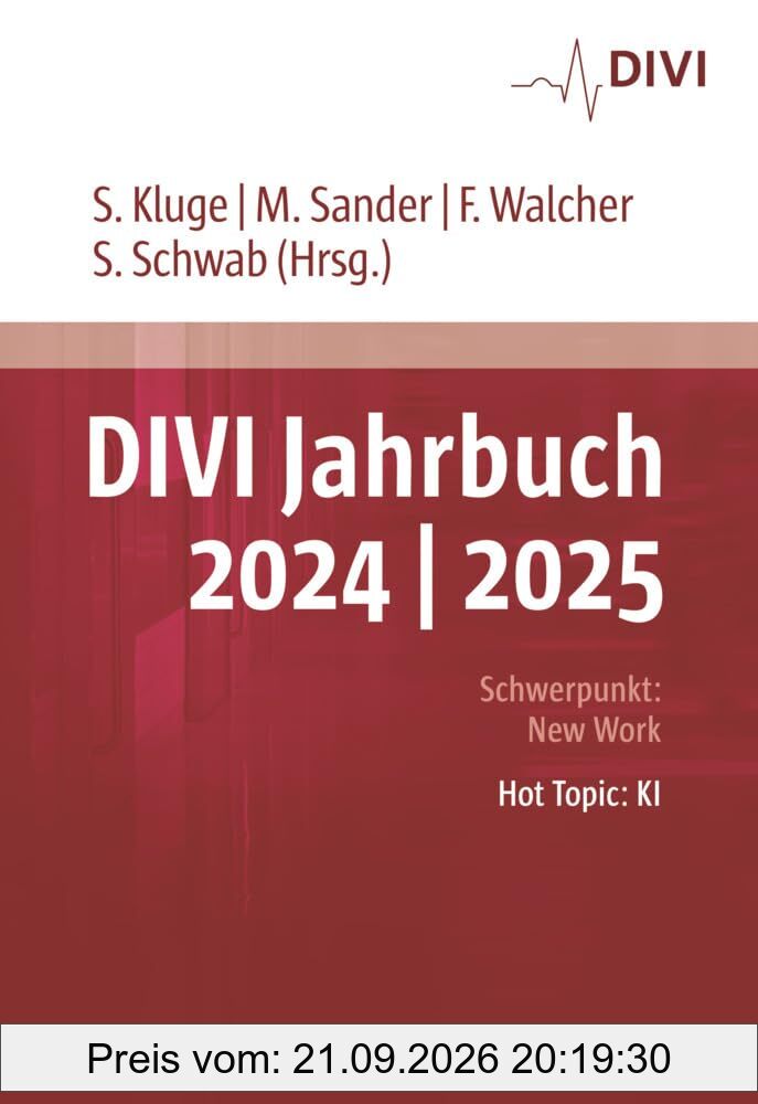DIVI Jahrbuch 2024/2025: Schwerpunkt: New Work Hot Topic: KI