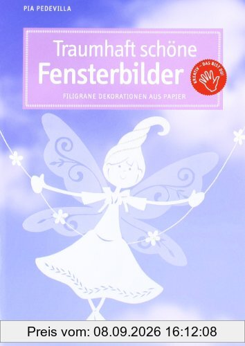 Traumhaft schöne Fensterbilder: Filigrane Dekorationen aus Papier