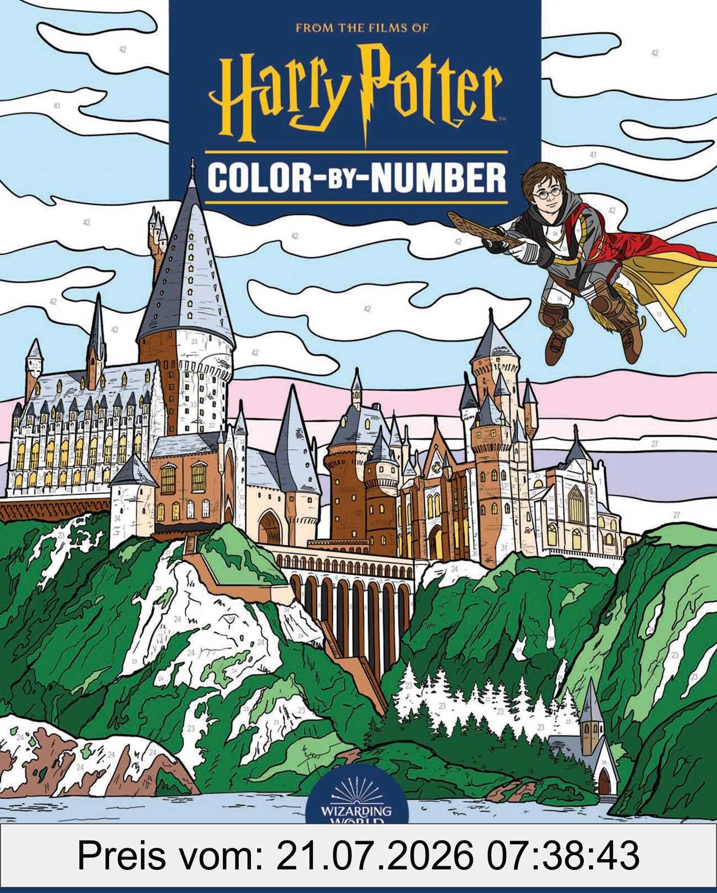Editors of Thunder Bay Press Harry Potter Color-by-Number