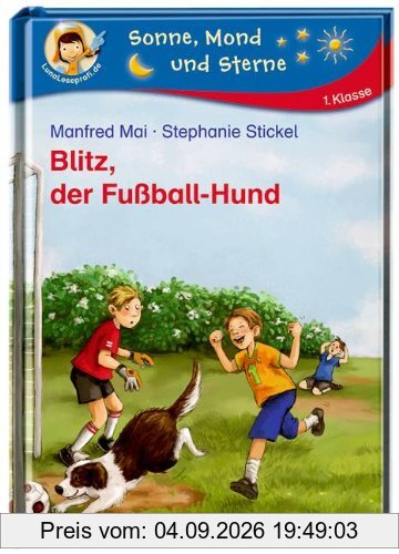 Blitz, der Fußball-Hund