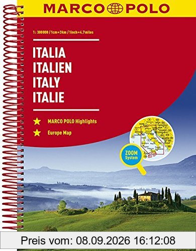 MARCO POLO Reiseatlas Italien 1:300 000 (MARCO POLO Reiseatlanten)