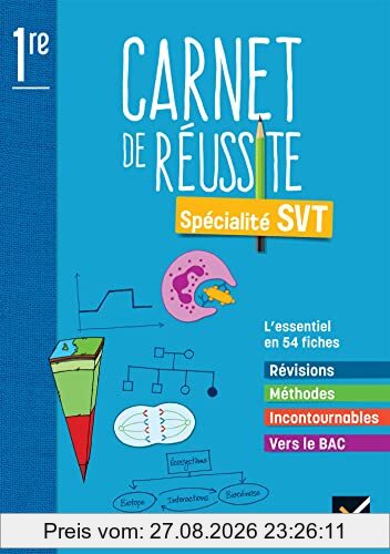 Carnet de réussite spécialité SVT 1re