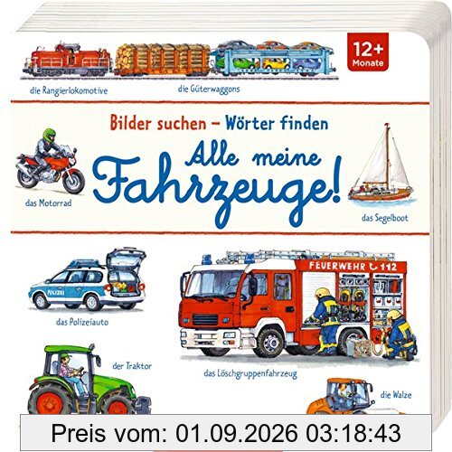 Alle meine Fahrzeuge! (Bilder suchen - Wörter finden)