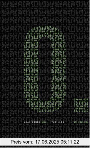 Binding : Gebundene Ausgabe, Edition : 2, Label : Kindler, Publisher : Kindler, medium : Gebundene Ausgabe, numberOfPages : 592, publicationDate : 2005-01-01, authors : Adam Fawer, translators : Jochen Schwarzer, Frank Böhmert, Andree Hesse, languages : german, ISBN : 3463404761