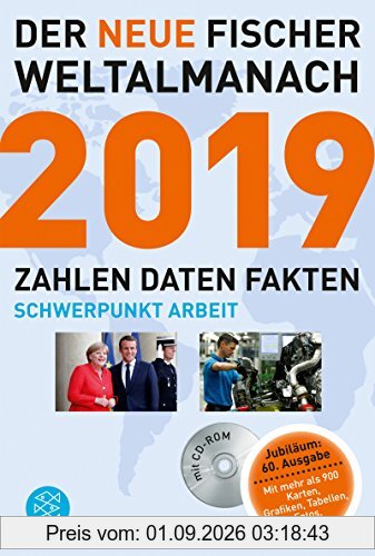 Der neue Fischer Weltalmanach 2019 mit CD-ROM: Zahlen Daten Fakten (Fischer Weltalmanach m.CD-ROM)