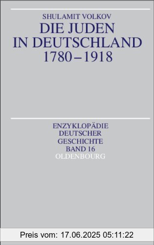 Binding : Taschenbuch, Edition : 2, Label : Oldenbourg Wissenschaftsverlag, Publisher : Oldenbourg Wissenschaftsverlag, medium : Taschenbuch, numberOfPages : 174, publicationDate : 1999-12-08, authors : Shulamit Volkov, languages : german, ISBN : 3486564811