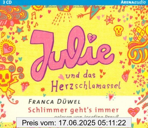 Binding : Audio CD, Label : Arena, Publisher : Arena, NumberOfItems : 3, Format : Audiobook, medium : Audio CD, publicationDate : 2012-01-01, authors : Franca Duwel, narrators : Josefine Preuß, languages : german, ISBN : 3401265814