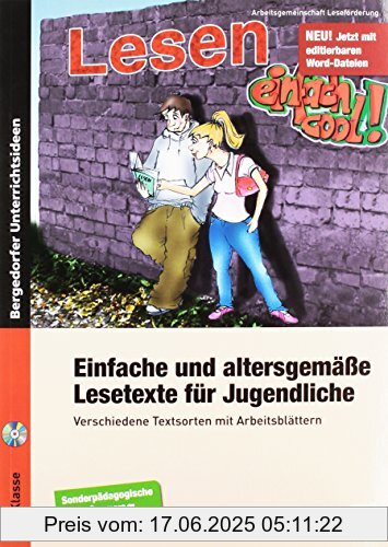 Binding : Sondereinband, Edition : 1, Label : Persen Verlag in der AAP Lehrerfachverlage GmbH, Publisher : Persen Verlag in der AAP Lehrerfachverlage GmbH, medium : Broschiert, numberOfPages : 91, publicationDate : 2016-07-19, authors : Arbeitsgemeinschaft Leseförderung, languages : german, ISBN : 3403200361