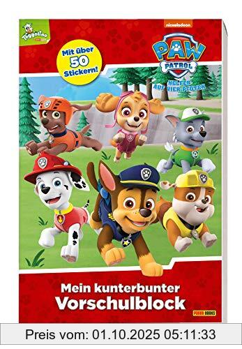 PAW Patrol: Mein kunterbunter Vorschulblock: mit über 50 Stickern!