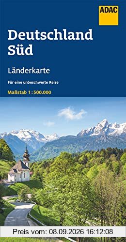 ADAC Länderkarte Deutschland Süd 1:500 000 (ADAC Länderkarten)