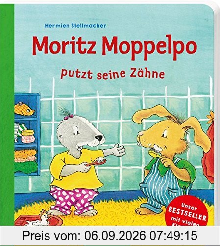 Moritz Moppelpo putzt seine Zähne