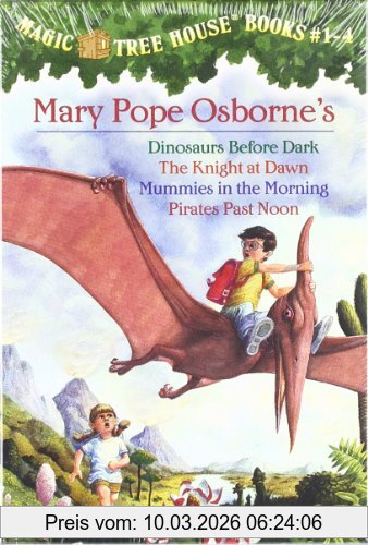 Osborne, Mary Pope Magic Tree House Volumes 1-4 Boxed Set, Dinosaurs Before Dark / The Knight At Dawn / Mummies In The Morning / Pirates Past Noon (Magic Tree House
