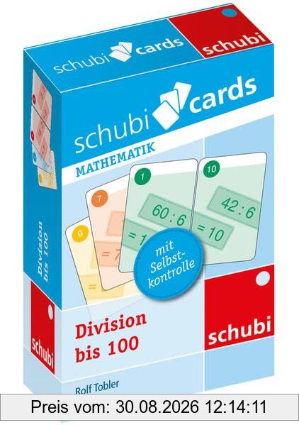 Schubicards: Division bis 100 (Schubicards Mathematik)