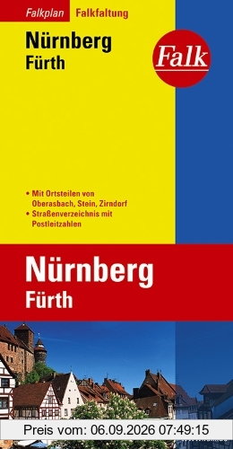 Falkplan Falk-Faltung Nürnberg / Fürth