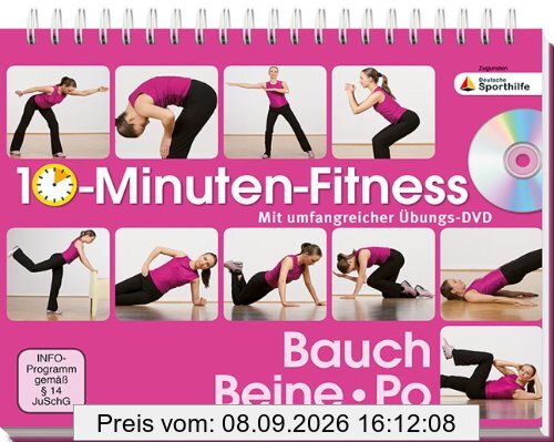 10-Minuten-Fitness Bauch, Beine Po: Mit umfangreicher Übungs-DVD