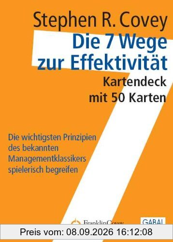 Die 7 Wege zur Effektivität: Kartendeck mit 50 Karten