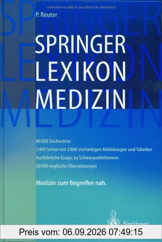 Springer Lexikon Medizin (Springer-Wörterbuch)
