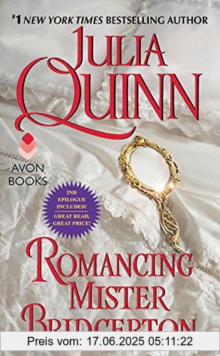 Binding : Taschenbuch, Edition : Reissue, Label : Avon, Publisher : Avon, NumberOfItems : 1, PackageQuantity : 1, medium : Taschenbuch, numberOfPages : 432, publicationDate : 2015-11-24, releaseDate : 2015-11-24, authors : Julia Quinn, ISBN : 0062353683