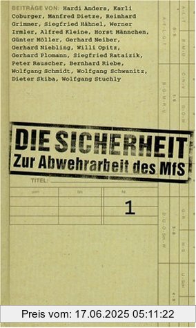 Binding : Gebundene Ausgabe, Label : Verlagsgesellschaft Das Neue Berlin, Publisher : Verlagsgesellschaft Das Neue Berlin, medium : Gebundene Ausgabe, publicationDate : 2003-06-01, publishers : Reinhard Grimmer, Werner Irmler, Willi Opitz, Wolfgang Schwanitz, languages : german, ISBN : 3360010302