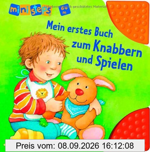 ministeps® Bücher: Mein erstes Buch zum Knabbern und Spielen: Ab 6 Monaten