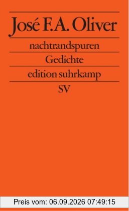 nachtrandspuren: Gedichte (edition suhrkamp)