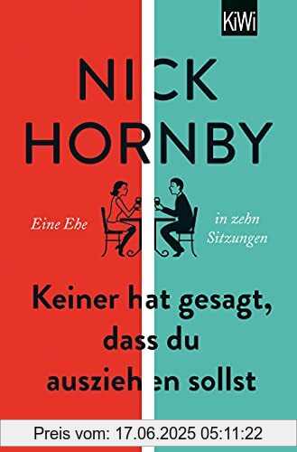 Binding : Taschenbuch, Edition : 1., Label : KiWi-Taschenbuch, Publisher : KiWi-Taschenbuch, medium : Taschenbuch, numberOfPages : 160, publicationDate : 2022-01-13, releaseDate : 2022-01-13, authors : Nick Hornby, translators : Ingo Herzke, ISBN : 3462001809