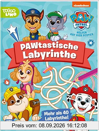 PAW Patrol: PAWtastische Labyrinthe: Mehr als 40 verschiedene Wege finden (ab 3 Jahren)