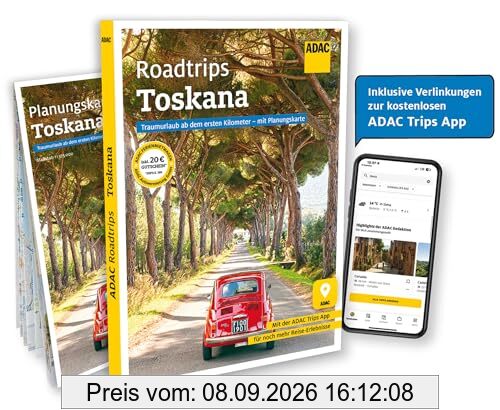 ADAC Roadtrips - Toskana: Traumurlaub ab dem ersten Kilometer - mit Planungskarte