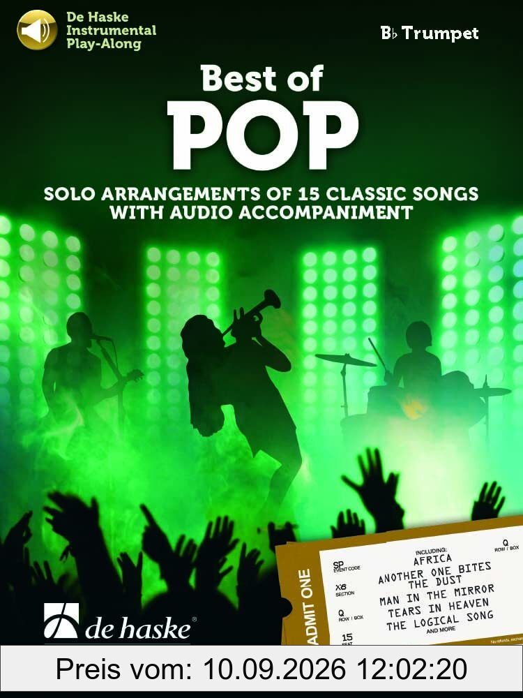 Best of Pop - Trumpet - Solo Arrangements of 15 Classic Songs with Audio Accompaniment