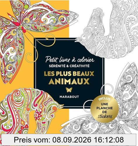 Le petit livre de coloriages : Tendres animaux
