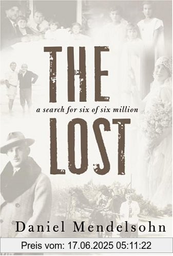 Binding : Gebundene Ausgabe, Label : Harper, Publisher : Harper, NumberOfItems : 1, Format : Rauer Buchschnitt, medium : Gebundene Ausgabe, numberOfPages : 528, publicationDate : 2006-09-19, releaseDate : 2006-09-19, authors : Daniel Mendelsohn, languages : english, ISBN : 0060542977