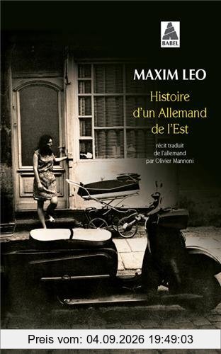 Histoire d'un Allemand de l'Est : récit