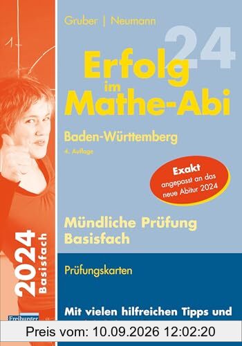 Erfolg im Mathe-Abi 2024 Mündliche Prüfung Basisfach Baden-Württemberg