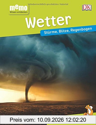 memo Wissen entdecken. Wetter: Stürme, Blitze, Regenbogen. Das Buch mit Poster!