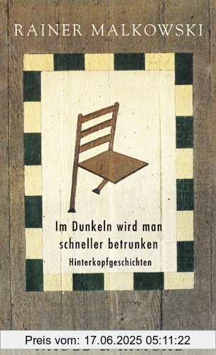 Binding : Gebundene Ausgabe, Label : Verlag Nagel & Kimche AG, Publisher : Verlag Nagel & Kimche AG, medium : Gebundene Ausgabe, numberOfPages : 80, publicationDate : 2000-03-13, authors : Rainer Malkowski, languages : german, ISBN : 3312002664