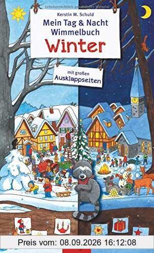 Mein Tag & Nacht Wimmelbuch Winter
