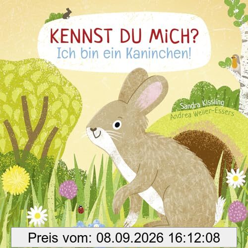 Kennst du mich? Ich bin ein Kaninchen!: Ein Sachbilderbuch für neugiere Kinder ab 2 Jahren | Niedliches Pappbilderbuch ab 2 Jahren │ Schönes Ostergeschenk für Kleinkinder