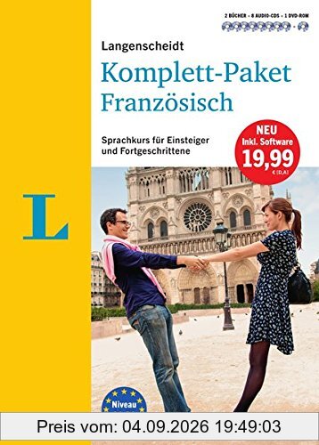 Langenscheidt Komplett-Paket Französisch - Sprachkurs mit 2 Büchern, 8 Audio-CDs, 1 DVD-ROM, MP3-Download: Sprachkurs für Einsteiger und Fortgeschrittene (Langenscheidt Komplett-Paket ((NEU)))