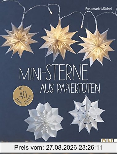 Mini-Sterne aus Papiertüten