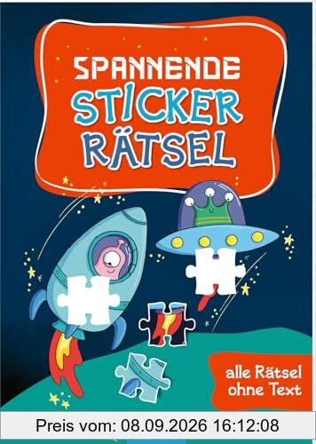 Spannende Sticker-Rätsel: Alle Rätsel ohne Text | Aufgaben mit Stickern ab 4 Jahren