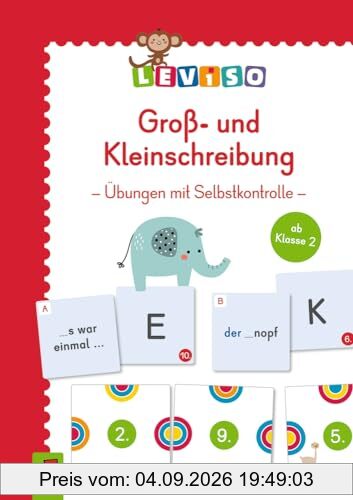 Groß- und Kleinschreibung – ab Klasse 2: Übungen mit Selbstkontrolle (LEVISO)